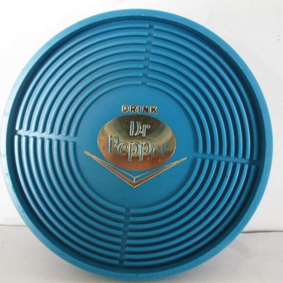 Other - Extremely Rare Blue 1970's Dr. Pepper Coaster- Teraco Line, Hard Plastic